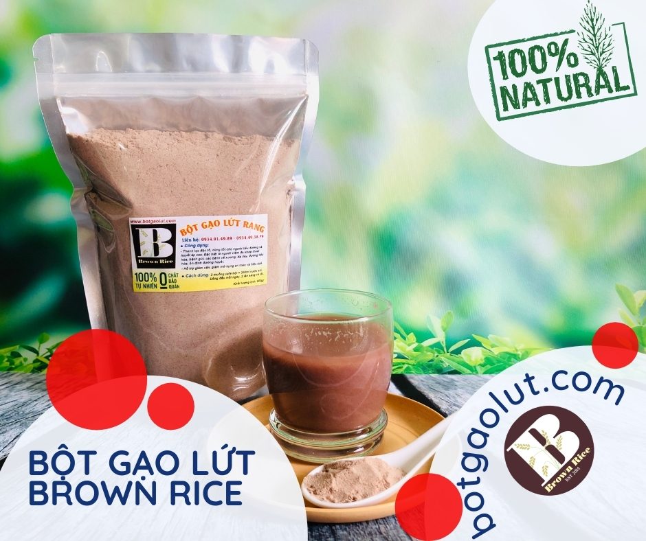 bột gạo lứt Brown Rice